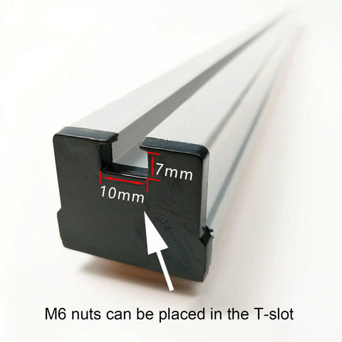 Heavy Duty Flow Rack Conveyor With Plastic Skate Wheels For Smooth Pallet Transport In Warehouses Featuring Durable Aluminum Alloy Slide Rails close-up showing T-slot dimensions and design.