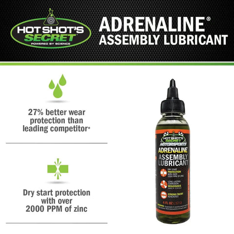 Image of Adrenaline Assembly Lube 4 Oz For Gas And Diesel Engines Ultimate Break In Protection Guards Against Dry Starts And Corrosion