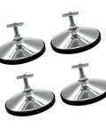 Adjustable Game Table Leveling Feet Set Of 4 With Threaded Posts And Securing Caps Custom Height For Each Corner Wide Stable Base Delivers