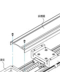 Top Shelf Linear Motion Guide Sliding Table Optimized For Heavy Automation And Cnc Builds assembly diagram showing rail and block components.