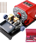 Trade In The Hand Crank Hustle For This 680W Professional Jewelry Drill Press and Pearl Hole Punching Machine High Speed Bead Borer with drill bits.