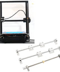 Dope Linear Motion Guide Kit With Slide Block Bearings For 3D Printer CNC Router And DIY Engraving, Built Tough From High Carbon Steel And Aluminum, Smooth Low Noise Glide For Precise Automation Equipment 8-300 shown with 3D printer rail components