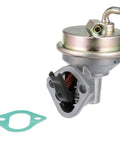 Mechanical Fuel Pump System Replacement For Classic GM Rides And Trucks Designed For Chevy Blazer C10 C20 Suburban Camaro Caprice El Camino And Impala Models From 1971 To 1989, front view with gasket