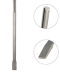 Beefy 16 Inch Heavy Duty Rotary Hammer Chisel Set, 3 Piece Flat, Point, And Scaling Chisels For Demolition, Heat Treated Steel shown