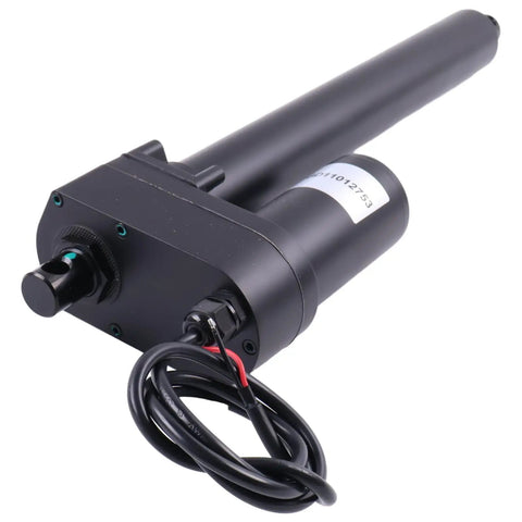 12V DC Linear Actuator With 11.34 Inch Stroke And 1000 Lbs Push Pull Capacity, 1 1/8 Inch Shaft, Heavy Duty Industrial Grade LACT12-1000B Model
