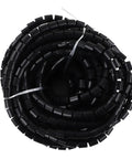 Heavy Duty Wire Protector Sleeves To Crush Fraying And Tangles Black Braided Cable Management Tube 32mm 30m coiled view