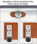 Rock Solid Vertical Track Roller Wheels For Sliding Barn Doors Featuring Quiet Rubber Casters And Reinforced Bearings For Smooth Cabinet Glide And Easy Furniture Moves Around Town, adjustable height feature shown.