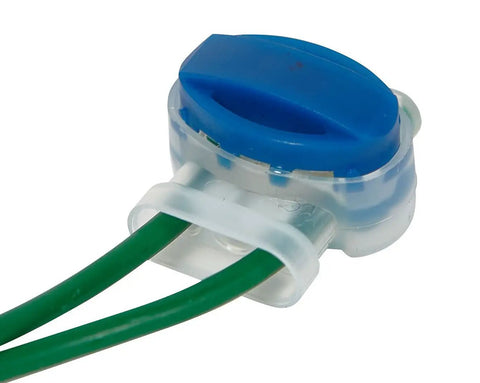 Three Wire Electrical Connector Kit For 22 To 14 AWG Cables Self Stripping Box Pigtail Connectors Moisture Resistant And Flame Retardant Nylon Insulated 600V Rating Easy Install Durable Wire Joiner