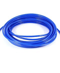 Coiled blue 1/4 inch polyethylene tubing for RO systems, flexible supply line, 100 feet length, 30 meters, under sink water filter tube.