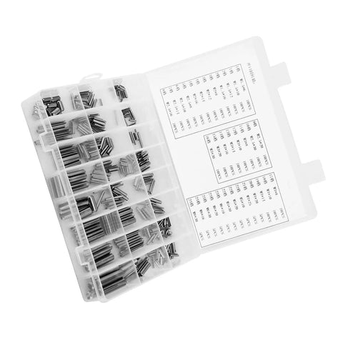Top Grade M1.5 To M8 Stainless Steel Spring Tension Pin Set With Plastic Box, neatly organized for mechanical repairs.