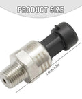 Oil Pressure Sensor Transducer With Harness Kit 0 To 150 Psi Range 1 Quarter Inch NPT Thread Stainless Steel Replacement