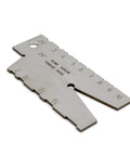 29 Degree Thread Gauge And Angle Template For Precision Machining Stainless Steel Inspection Tool With Hardened Edges Laser Engraving