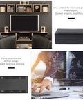 Get These Rad 2pc Black Plastic Junction Boxes For Your Dope Electronic Projects. Super Sturdy ABS Enclosure shown on desk.