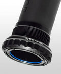 Close-up of DUB English Bottom Bracket Sealed Cartridge Bearings Threaded BSA 68 And 73mm Black With Gutter Seal Technology