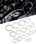 Ultimate 450Piece Aluminum Oil Drain Gasket Kit With 18 Sizes From 6mm To 24mm For Any Vehicle Maintenance Job And Superior Wear Resistant Seals You Can Trust, aluminum drain washers