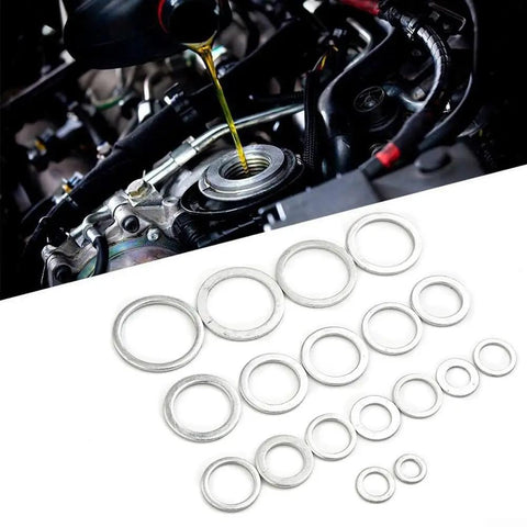 Ultimate 450Piece Aluminum Oil Drain Gasket Kit With 18 Sizes From 6mm To 24mm For Any Vehicle Maintenance Job And Superior Wear Resistant Seals You Can Trust, aluminum drain washers