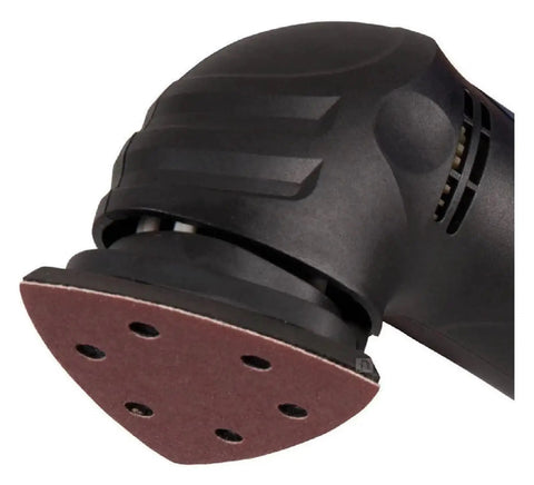 Get A Serious Grip With This 90 Piece Set Of Triangle Sandpaper Discs Featuring Hook And Loop Backing Plus Dust-Venting Holes For Fast Swap Time And Clean Wood Or Metal Projects That Look Totally Awesome, detail sander with triangular sandpaper.
