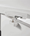 Door Damping Buffer For Flat Outward Opening Doors Invisible Wooden Hydraulic Closer In White Silent Self Closing Mechanism