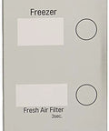 Genuine OEM Refrigerator User Interface Panel Stainless Steel Replacement Part MCK66585116 for LG Refrigerators Easy Install