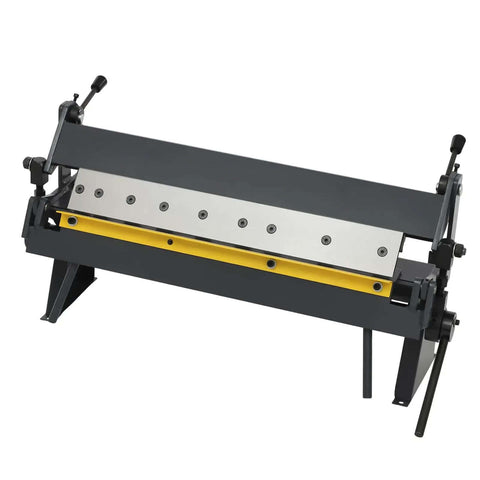 24 Inch Sheet Metal Box And Pan Brake With Adjustable Removable Fingers 0 To 135 Degree Bender For 20 Gauge Steel Heavy Duty Workhorse