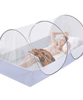 Extra Large Pop Up Mosquito Tent For Bed Camping And Travel Portable Foldable Net With Quick Setup Spacious Indoor Outdoor Bug Shelter
