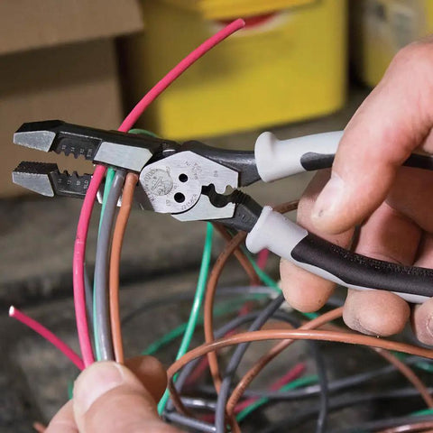 All In One Hybrid Multitool Pliers For Pros, Do It All Wire Stripper Crimper Bolt Shearing, Wire Grabbing, Twisting And Looping Tool, Time Saving Utility, Made In USA, Durable Heavy Duty Construction