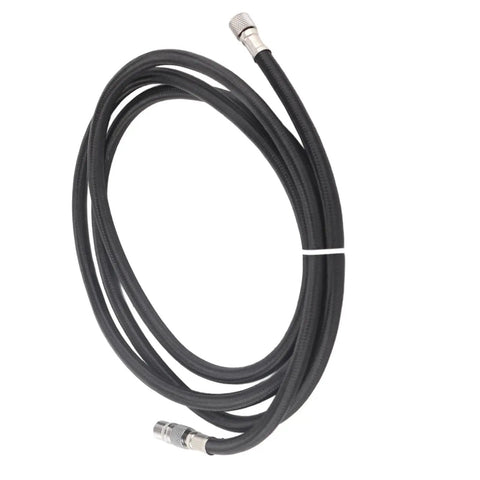 Heavy Duty Nylon Airbrush Hose Point 1 8 Meters Long Universal One Eighth Interface For Compressor Hookup Ensuring A Tight Leak Free Fit For Artists Who Want Smooth Airflow On Every Project Plus Hassle Free Install And Sick Quality. Black nylon airbrush hose with 1/8-inch ends, 1.8 meters long, for compressor hookup