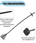 Top Shelf Universal Fan Mounting Kit Featuring Push Through Radiator Cooling Fan Straps and Heavy Duty Installation Bolts Clips Springs Foam Pads For Every Rig, highlighting plastic mounting rods.