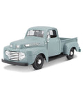 Vintage Ford 1948 F1 Pickup Diecast Model 1 25 Scale Gray Special Edition With Opening Doors And Hood And Trunk Diecast Metal Body