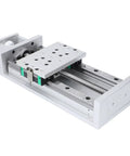 Precision Electric Linear Rail Guide Boasting Two Hundred Millimeter Stroke Length Powered By Heavy Duty 1605 Ballscrew for smooth motion.