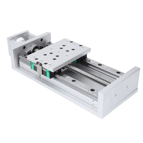 Precision Electric Linear Rail Guide Boasting Two Hundred Millimeter Stroke Length Powered By Heavy Duty 1605 Ballscrew for smooth motion.