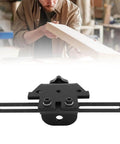 3 In 1 Dowel Jig Kit For Woodworking With High Carbon Steel Construction, Adjustable Centerblock, front view with blurred background