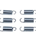 Beefed Up Recliner Mechanism Tension Springs Set, 2-1/4 Inch Overall Length, 2.5mm Wire, 13 Turn Coil, Silver Replacement Springs for Chairs and Sofas, 6 Pack