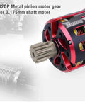 32P 3.175mm Pinion Gear Set 12T 13T 14T 15T 16T With Hex Key For 1 10 RC Car Brushed Or Brushless Motors close-up view