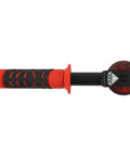 Skateboard Griptape Roller Tool And File Kit Grip Tape Tools Set with red and black ergonomic roller visible on white background