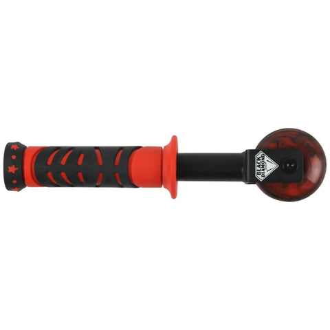 Skateboard Griptape Roller Tool And File Kit Grip Tape Tools Set with red and black ergonomic roller visible on white background