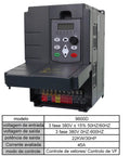 Budget Friendly 380V and 220V VFD Inverter Speed Controller for Motors Economical Variable Frequency Drive From 2.2KW To 11KW 7.5KW 10HP Version 220V Ready Smooth Reliable Motor Speed Control For Industrial Equipment, 380V 22KW model