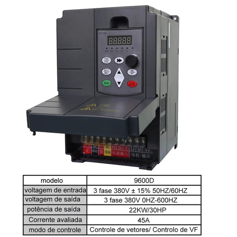 Budget Friendly 380V and 220V VFD Inverter Speed Controller for Motors Economical Variable Frequency Drive From 2.2KW To 11KW 7.5KW 10HP Version 220V Ready Smooth Reliable Motor Speed Control For Industrial Equipment, 380V 22KW model
