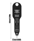 Coil Tester For Motherboards With Compact Housing Fast Inductor Fault Check Device measuring 8.6x2.2cm front view