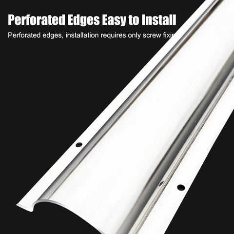 Slick Metal Cable Raceway Kit For Home And Office 100cm Cord Cover Wire Hider with perforated edges for screw mounting