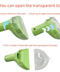 Green replacement brush attachment for Little Green Machine with clear lid; 5.3in, compatible with Bissell 1400B series