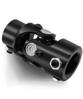 1 Inch Double D To Three Quarter Inch 30 Spline Steering Shaft Universal Joint Coupling, Black Finish, Direct Replacement
