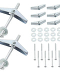 Petal Expansion Screws Set M5x60mm For Hollow Walls Drywall Gypsum Board Round Head Toggle Bolts Kit With Wall Anchors