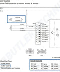 Circuit diagram for Easystart 7 Day Timer For Eberspacher Heaters Replacement Part 221000341500 with wiring details.