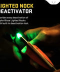Bednar Perfect Puller 2.0 Arrow Remover For High Density Targets with built-in deactivation tool for Alpha Blaze Lighted Nocks