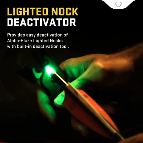 Bednar Perfect Puller 2.0 Arrow Remover For High Density Targets with built-in deactivation tool for Alpha Blaze Lighted Nocks