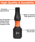 Pro T20 Torx Screwdriver Bit Set 20Pcs 25mm Length One Quarter Inch Hex Shank Torx 20 Bits In Durable Storage Box details