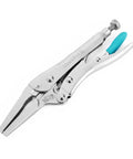 Long Nose Locking Pliers With Wire Cutter, Built Tough Chrome Vanadium Construction, Adjustable Screw Jaw