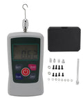 Compact Slick Mini Push And Pull Tester With Built In Sensor 2N To 20N Digital Force Gauge Aluminum Alloy Body Ideal For Material Testing And Quality Control In Labs And Workshops, with hook attachment and case