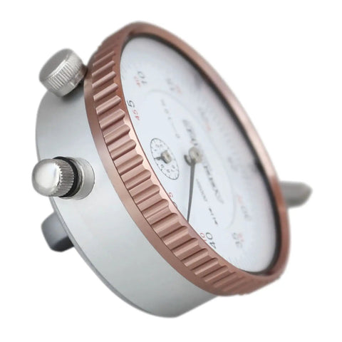 0 To 1 Inch Dial Indicator With 0.0005 Inch Resolution, AGD 2 Style Precision, Lug Back Mount With One Quarter Inch Hole, Quick Zero Bezel Clamp, Model P900 S099 For Precise Machining And Inspection